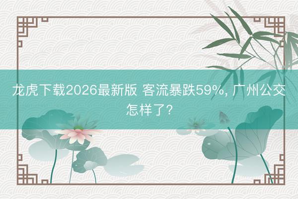 龙虎下载2026最新版 客流暴跌59%， 广州公交怎样了?